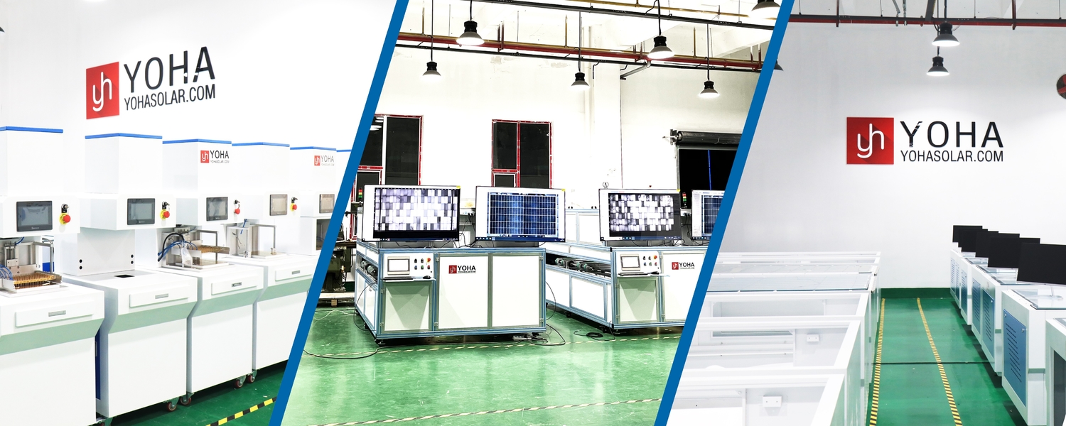 Produktionslinie für Solarmodule